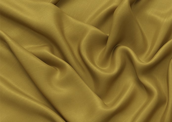 Kyoto Faux Silk, Gold - Motorised Roman Blind - Image 4